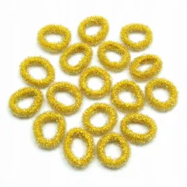 gumki-do-wlosow-frotki-zlote-mini-40-sztuk