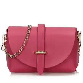 torebka-damska-listonoszka-toscanio-a32-malinowa-ze-zlotym-lancuszkiem