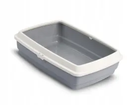 kuweta-otwarta-z-ramka-dla-kota-kociat-barry-king-handy-42x33x14cm-szara