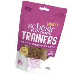 schesir-trainers-soft-and-chewy-przysmak-dla-psow-bekon-smaczki-283g