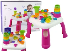 interaktywny-stolik-edukacyjny-sorter-zjezdzalnia-pileczek-rozowy