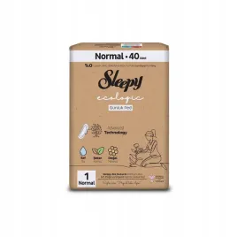 podpaski-higieniczne-sleepy-bez-skrzydelek-eko-normal-40szt