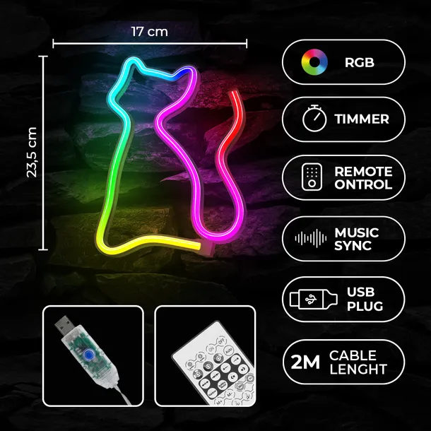 neon-scienny-led-rgb-kot-flrn03-pilot-forever-light-napiecie-v-5v