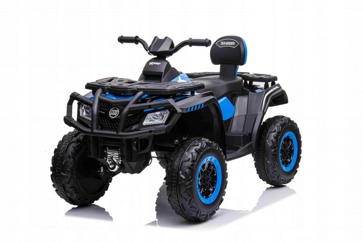 ﻿Quad XT-Speed dla dzieci Niebieski + Napęd 4x4 + EVA + Wolny Start + Radio