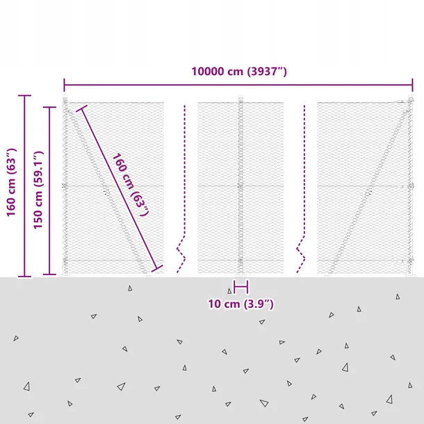 plot-heksagonalny-zielony-15x100-m-stal-stan-nowy-kod-producenta-3353599