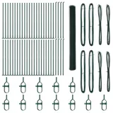 plot-heksagonalny-zielony-15x100-m-stal-stan-nowy