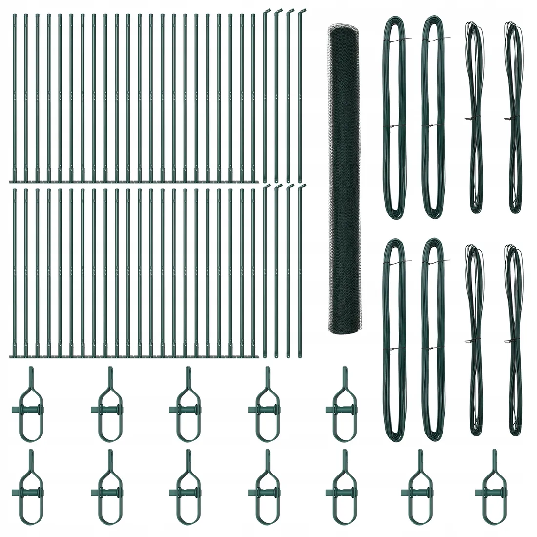 plot-heksagonalny-zielony-15x100-m-stal