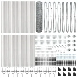 ogrodzenie-heksagonalne-0-8x100-m-stal-ocynkowana