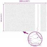szary-plot-szesciokatny-0-8x100-m-stal-stan-nowy-dlugosc-100-m