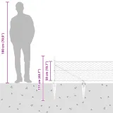 plot-hexagon-szary-0-5x100-m-stalowy-stan-nowy-wysokosc-0-5-m