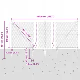plot-hexagon-zielony-14x100-m-stal-dlugosc-100-m-stan-nowy