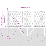 plot-szesciokatny-0-8x100-m-stal-ocynkowana-stan-nowy-producent-vidaxl
