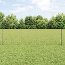 slupki-ogrodzeniowe-11-szt-u-channel-szary-60-cm-stal-ogrodzenie-heksagon