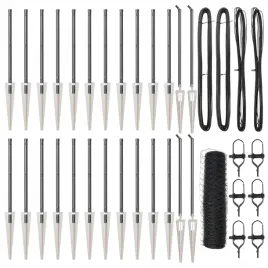 ogrodzenie-szesciokatne-szare-1x50-m-stal-slupki-ogrodzeniowe-z-wkladem-13