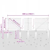 plot-heksagonalny-szary-06x50-m-stal-stan-nowy-rodzaj-plot-azurowy