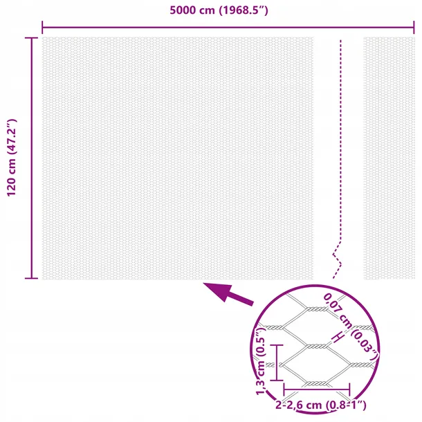 heksagonalny-plot-zielony-1-2x50-m-stal-producent-vidaxl