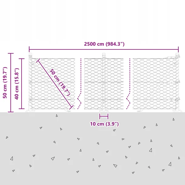 plot-heksagonalny-04x25-m-ze-stali-ocynkowanej-kolor-szary-stan-nowy
