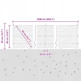 plot-heksagonalny-04x25-m-ze-stali-ocynkowanej-kolor-szary-stan-nowy