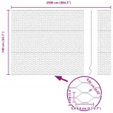 plot-heksagonalny-1-4x25-m-stal-ocynkowana-producent-vidaxl
