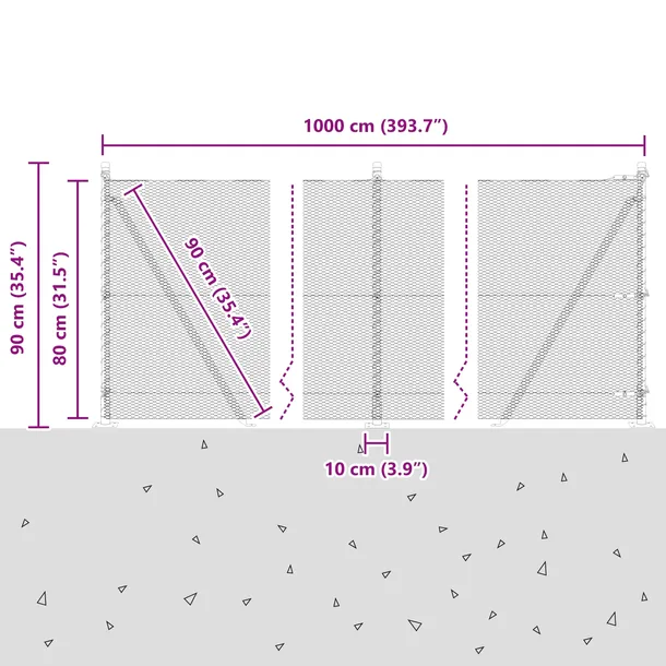 plot-hexagonalny-szary-08x10-m-stal-kolor-szary-stan-nowy