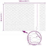 hexagonalny-plot-0-8x10-m-ocynkowana-stal-dlugosc-10-m-stan-nowy