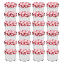 szklane-sloiki-na-dzem-bialo-czerwone-pokrywki