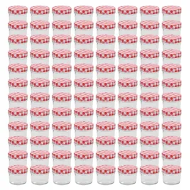 szklane-sloiki-na-dzem-bialo-czerwone-pokrywki