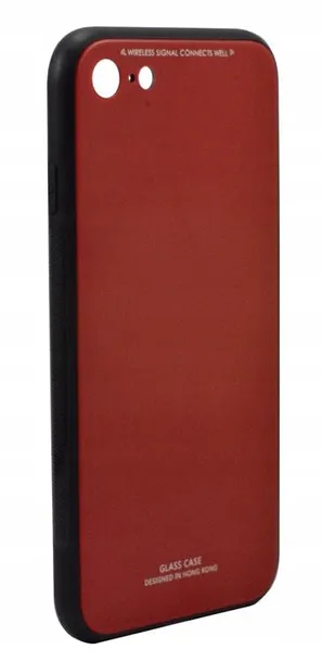 etui-plecki-case-szklane-do-iphone-7-8-czerwo-kolor-czerwony