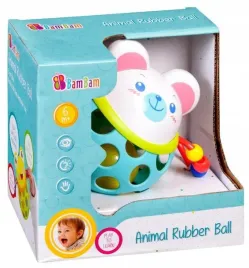 kula-gumowa-z-grzechotka-mis-bam-bam