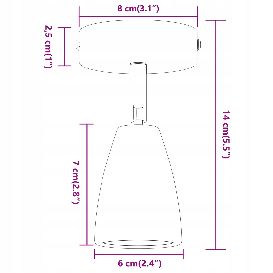 reflektor-sufitowy-1-way-adjustable-white-gu10-stan-nowy