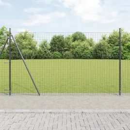 slupki-ogrodzeniowe-z-plytkami-podstawowymi-26-szt-o32mm-835cm-ze-stali-o