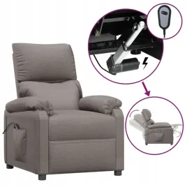 elektryczny-fotel-rozkladany-kolor-taupe-obity-tkanina