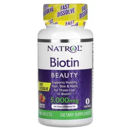 natrol-biotyna-szybko-rozpuszczalna-extra-moc-truskawka-5000-mcg-90