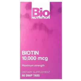 bio-nutrition-biotin-maximum-strength-10000-mcg-60-snap-tabs