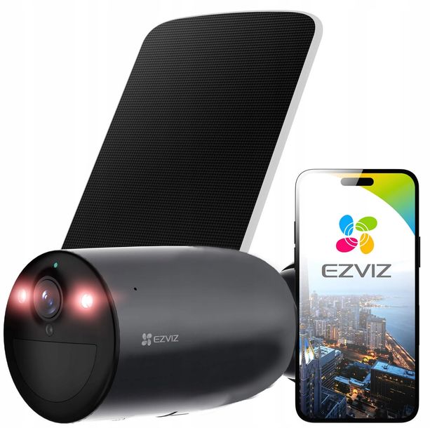 Kamera IP Ezviz EB3 2K PANEL SOLARNY ZEWNĘTRZNA AUDIO GNIAZDO SD IR15M DNR