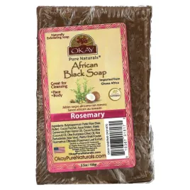 okay-pure-naturals-african-black-bar-soap-rosemary-5-5-oz-156-g