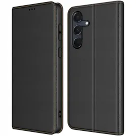 etui-do-samsung-s25-skorzane-czarne-zamykane-magnetyczne-szklo