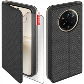 etui-z-klapka-do-realme-14-pro-5g-zamykane-czarne-futeral-folia