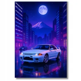 obraz-na-plotnie-nissan-skyline-gtr-r32-40x50cm-futurystyczny-ledy-neon-hit