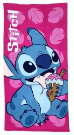 rozowy-recznik-kapielowy-disney-stitch-70-x-140-cm