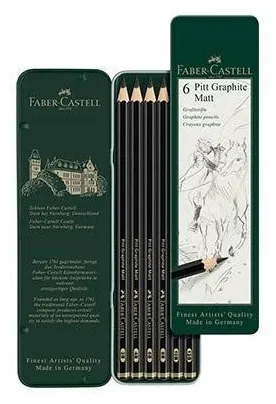 olowek-artystyczny-pitt-graphite-matt-6-szt