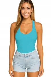 top-koszulka-damska-na-ramiaczkach-bokserka-premium-bawelna-turkusowa-m