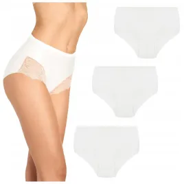 figi-damskie-wysoki-stan-bawelniane-julia-with-lace-marilyn-biale-m
