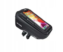 wildman-sakwa-rowerowa-na-rame-na-zamek-1l-z-kieszenia-na-telefon-7-czarna