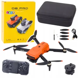 dron-d6-pro-podwojna-kamera-hd-swiatla-led-pomaranczowy