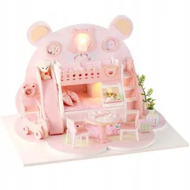 miniaturowy-domek-rozowy-mis-domek-do-sklejenia-na-prezent