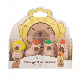 zestaw-gumek-do-mazania-3d-kapibara-4-szt-urocze-kapibary-dpcraft-gumki