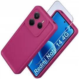 etui-do-xiaomi-redmi-note-14-4g-silikonowe-matowe-szklo-9h