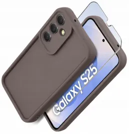 etui-do-samsung-s25-silikonowe-matowe-szklo-ochronne-na-ekran-9h