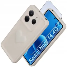 etui-do-xiaomi-redmi-note-14-5g-silikonowe-matowe-serce-szklo-9h